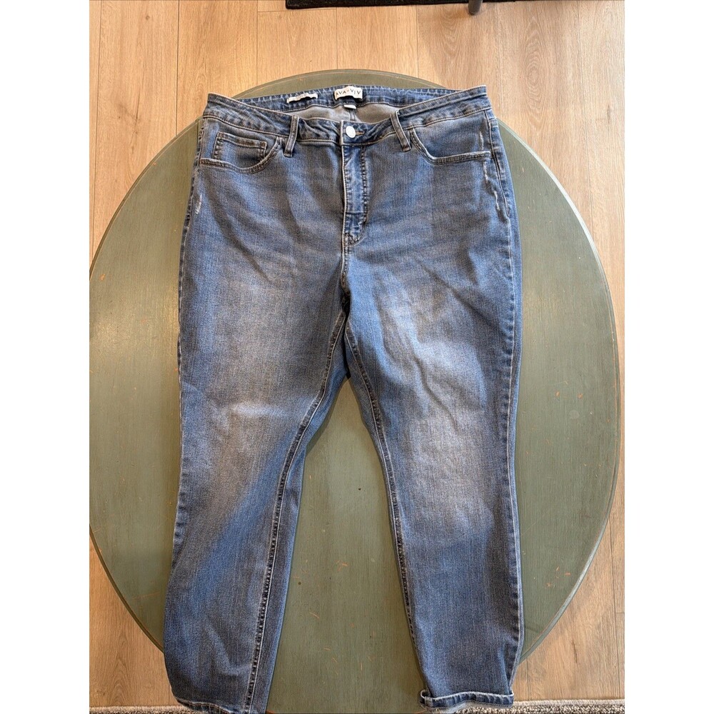 AVA &‎ VIV High Rise Skinny Jeans Size 18